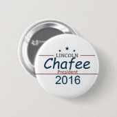 Lincoln CHAFEE 2016 Ronde Button 5,7 Cm (Voorkant /achterkant)
