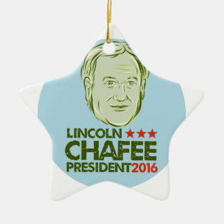 Lincoln Chafee President 2016 Keramisch Ornament