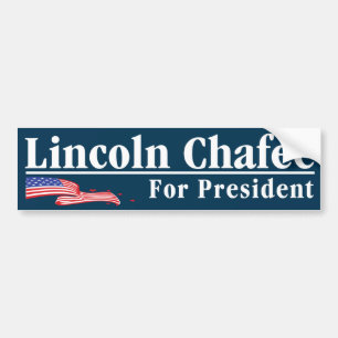 "Lincoln Chafee Voor President Bumpersticker