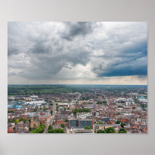 Lincoln Cityscape Poster