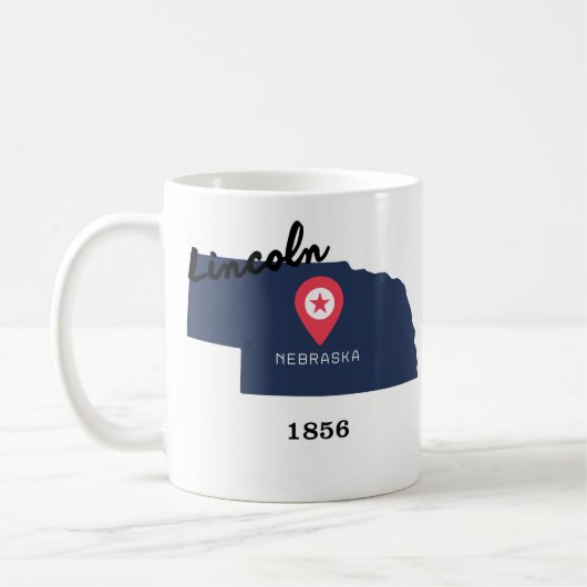 Lincoln coffee mug  koffiemok (Links)