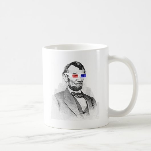 Lincoln dans des tasses de café 3D (Droite)