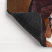 Lincoln en Basset #2 Muismat (Hoek)