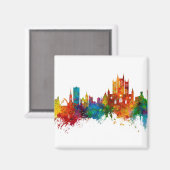 Lincoln England Skyline Magneet (Voorkant / Achterkant)