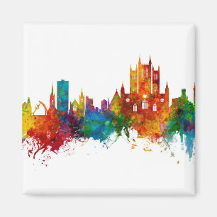 Lincoln England Skyline Magneet