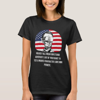 Lincoln Futuristische VR Fictionele Quote T-shirt
