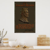 Lincoln Gettysburg Address Quote Poster (Keuken)