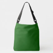 Lincoln groene vaste platte kleur crossbody tas (Voorkant)