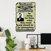 Lincoln: Help jezelf! Poster (Thuiskantoor)