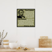 Lincoln: Help jezelf! Poster (Keuken)