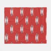 Lincoln High School Fleece Blanket, Sizzen (Voorkant (Horizontaal))