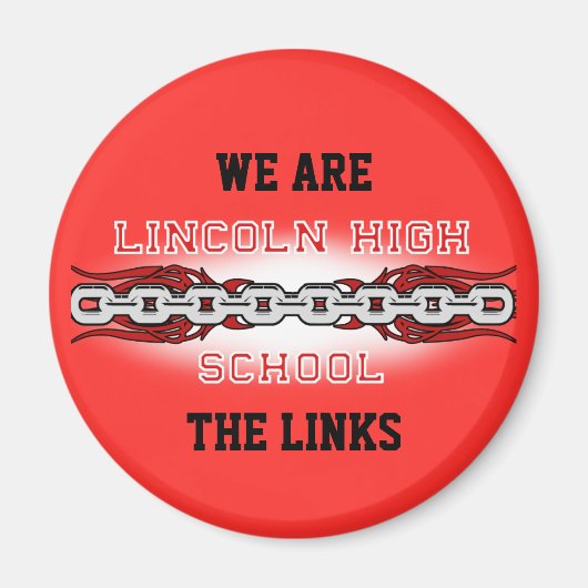 Lincoln High School LIENS Magnet (Devant)