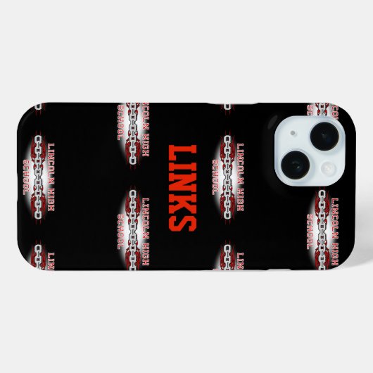 Lincoln High School Links iPhone X coque (Verso (horizontal))