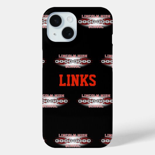 Lincoln High School Links iPhone X hoesje (Achterkant)