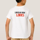Lincoln High School verbindt Kinder T-shirt (Achterkant)