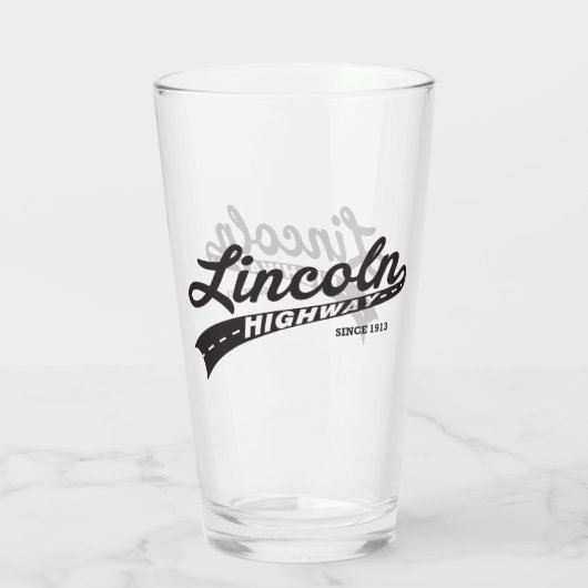 Lincoln Highway Glass Tumbler (Achterkant)