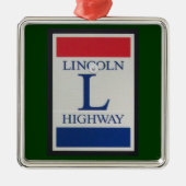 Lincoln Highway Sign Ornament (Voorkant)