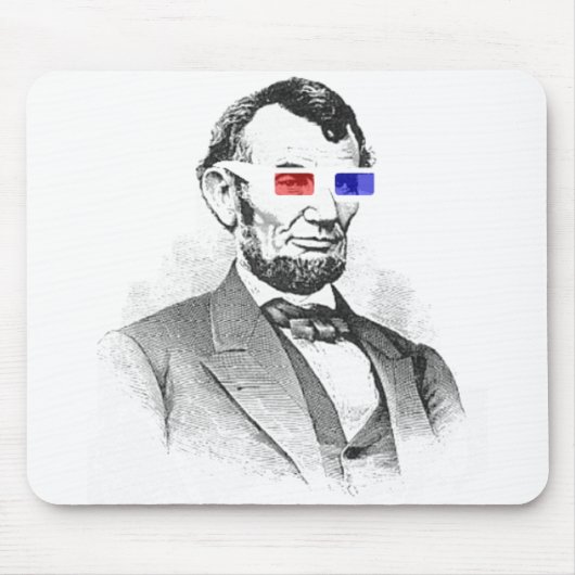 Lincoln in 3D. Muismat (Voorkant)