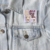 Lincoln is oud! vierkante button 5,1 cm (In situ)