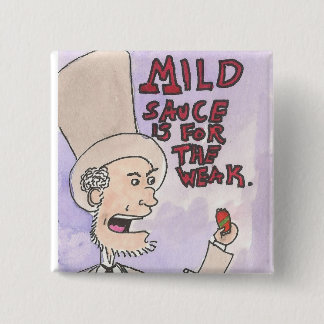 Lincoln is oud! vierkante button 5,1 cm