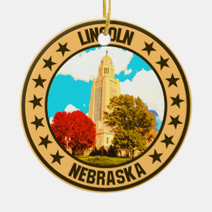 Lincoln Keramisch Ornament