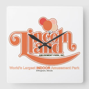 Lincoln Land Amusement Park, Effingham, Verenigde  Vierkante Klok