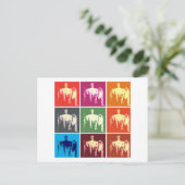 Lincoln Memorial Abstract Briefkaart (Staand voorkant)