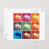 Lincoln Memorial Abstract Briefkaart (Voorkant / Achterkant)