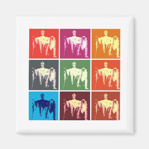 Lincoln Memorial Abstract Magneet