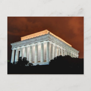 Lincoln Memorial bij nacht - Washington DC Briefkaart