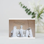Lincoln Memorial Briefkaart (Staand voorkant)
