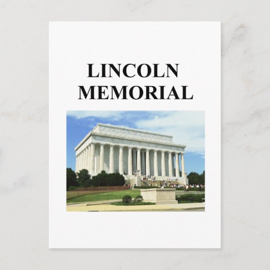 lincoln memorial briefkaart (Voorkant)