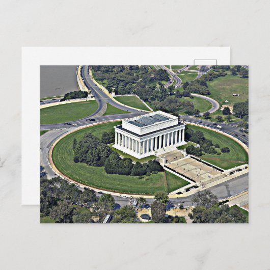 Lincoln Memorial Briefkaart (Voorkant / Achterkant)