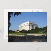 Lincoln Memorial Briefkaart (Voorkant / Achterkant)