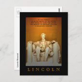 Lincoln Memorial Briefkaart (Voorkant / Achterkant)