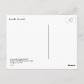 Lincoln Memorial Briefkaart (Achterkant)