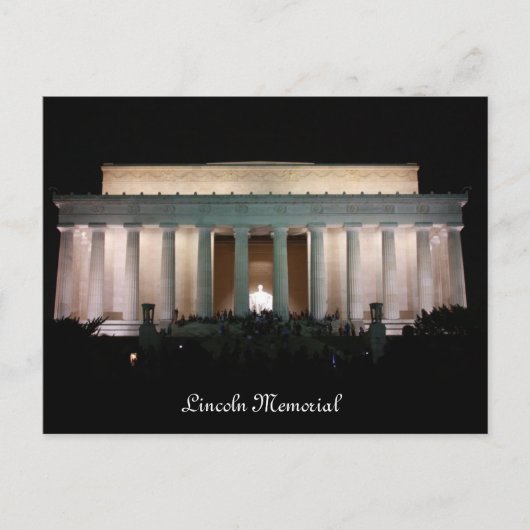 Lincoln Memorial Briefkaart (Voorkant)