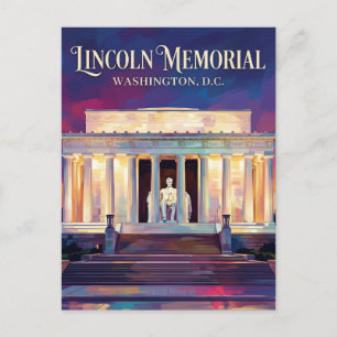 Lincoln Memorial District of Columbia Briefkaart