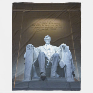 LINCOLN MEMORIAL FLEECE DEKEN
