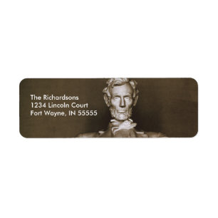 Lincoln Memorial Personalized Adresetiketten Etiket