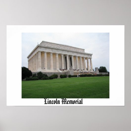 Lincoln Memorial Poster (Voorkant)