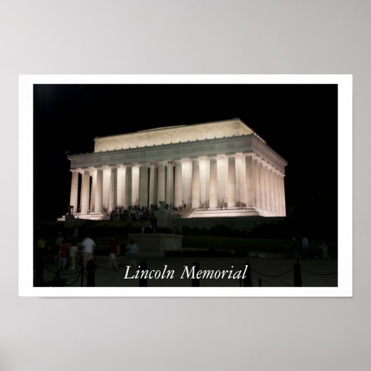 Lincoln Memorial Poster (Voorkant)