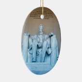 Lincoln Memorial sculptuur Washington DC Keramisch Ornament (Rechts)