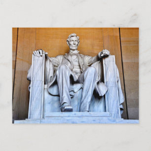 Lincoln Memorial Standbeeld, Washington D.C. Briefkaart