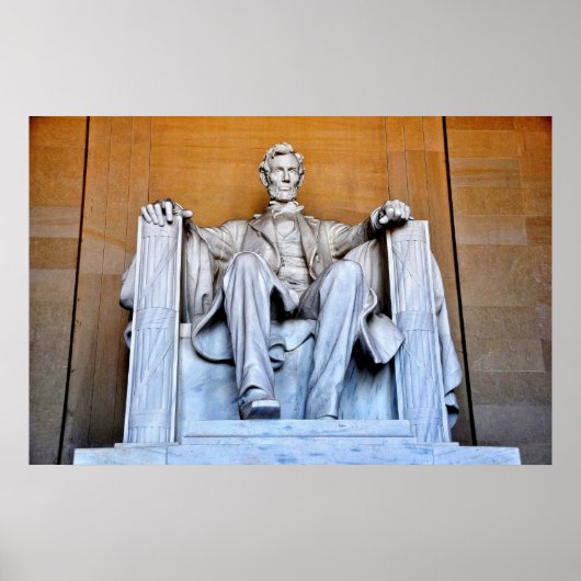 Lincoln Memorial Statue, Washington D.C. Poster (Voorkant)