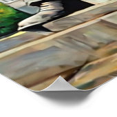 Lincoln Memorial Van Gogh Schilderkunst Poster (Hoek)