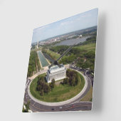 Lincoln Memorial Vierkante Klok (Hoek)