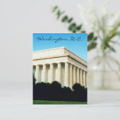 Lincoln Memorial Washington D.C. Briefkaart (Staand voorkant)