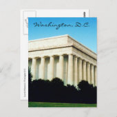 Lincoln Memorial Washington D.C. Briefkaart (Voorkant / Achterkant)