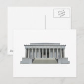 Lincoln Memorial: Washington DC Briefkaart (Voorkant / Achterkant)